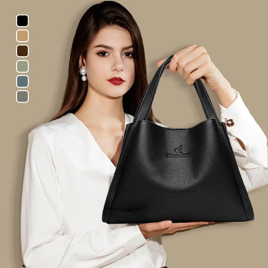 😍👜Le meilleur cadeau pour elle : sac à main en cuir souple gaufré, multifonctionnel, classique et à la mode.