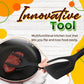 🍳✨ PROMO FLASH 55% ! Pince-Spatule 2 en 1 pour Cuisine – Embouts en Silicone Alimentaire, Antiadhésif, Résistant à la Chaleur, Poignée Longue Confy ✨