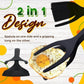 🍳✨ PROMO FLASH 55% ! Pince-Spatule 2 en 1 pour Cuisine – Embouts en Silicone Alimentaire, Antiadhésif, Résistant à la Chaleur, Poignée Longue Confy ✨