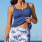 💃Offre spéciale été : 50 % de réduction🌊🎨Ensemble tankini deux pièces amincissant le ventre