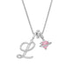 💖Dernier jour : 50 % de réduction ✨ Collier avec pendentif lettre de A à Z et trois breloques🎀