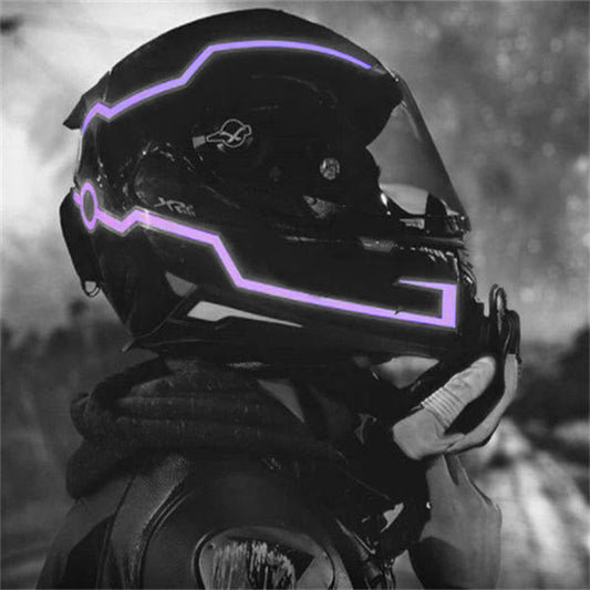 Bande Lumineuse LED pour Casque de Moto