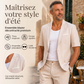 ⌛Offre à durée limitée – Ensemble deux pièces de costume à manches courtes pour homme