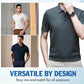 ✨ Chemise Homme en Soie Glacée - Texture Luxueuse et Respirante pour Événements Élégants ou Quotidien 🎩🔥