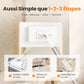 🔥 60 %  DE RÉDUCTION !! ✨🧹Serpillère Réutilisable – Pince Biomimétique Auto-Serrante, Manche Télescopique 100 cm, Rotation 360° & Écologique (Multi-Surfaces) !