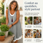 ⏰Dernier jour des soldes : 58% de réduction 💃Robe débardeur deux pièces décontractée et ample sans manches pour femme