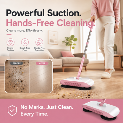 🤖🧹ASPIRATEUR ROBOT INTELLIGENT AVEC FRAISES ET BALAI