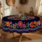 ⏳Spécial à durée limitée⏰Nappe mexicaine à fleurs avec bord festonné🏵️