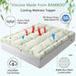 ✨50 % DE RÉDUCTION !! 💚🛌Surmatelas double en viscose de bambou haut de gamme pour soulager les maux de dos, surmatelas matelassé extra-épais de 1 200 g/m², housse de matelas « pillow top »🌸