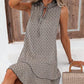 💃 PROMO DERNIER JOUR – 50% ! 🎀 Robe Femme Nœud & Motif Géométrique – Tissu Coton Léger, Coupe Flatteuse & Style Intemporel – Parfaite pour le Quotidien et les Occasions Spéciales ✨👗