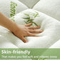 ✨50 % DE RÉDUCTION !! 💚🛌Surmatelas double en viscose de bambou haut de gamme pour soulager les maux de dos, surmatelas matelassé extra-épais de 1 200 g/m², housse de matelas « pillow top »🌸
