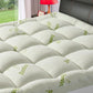 ✨50 % DE RÉDUCTION !! 💚🛌Surmatelas double en viscose de bambou haut de gamme pour soulager les maux de dos, surmatelas matelassé extra-épais de 1 200 g/m², housse de matelas « pillow top »🌸
