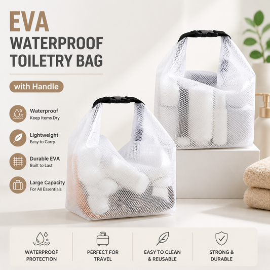🔥Offre exceptionnelle à durée limitée : 50 % de réduction🔥Trousse de toilette imperméable en EVA avec poignée