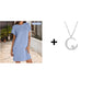 💜 PROMOTION DU DERNIER JOUR - 🔥50 % DE RÉDUCTION 💜 Robe ample à poches pour femme👗