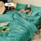 ❄️💕 VENTE DIRECTE USINE -50% ! Parure de Lit 4 Pièces en Velours Haut de Gamme – Douce, Respirante & Rafraîchissante (Tailles 1-2 Places)