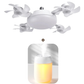 🌀Nouveau ventilateur de plafond avec éclairage et douille E27 – Ventilateur LED silencieux 2 en 1 avec télécommande, combinaison écoénergétique de refroidissement et d'éclairage pour la chambre à coucher