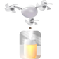 🌀Nouveau ventilateur de plafond avec éclairage et douille E27 – Ventilateur LED silencieux 2 en 1 avec télécommande, combinaison écoénergétique de refroidissement et d'éclairage pour la chambre à coucher