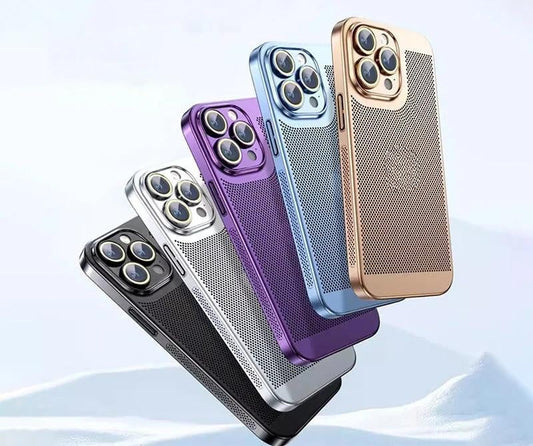 Coque de téléphone à dissipation de chaleur par électroplacage