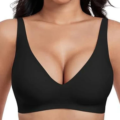 ⏳DERNIER JOUR DE LA PROMOTION À -55 %💕Soutiens-gorge sans armatures confortables pour femmes, sans coutures, avec un décolleté en V profond, parfaits pour un usage quotidien