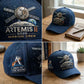 ✨Un travail artisanal de grande qualité, imprimé à la main - 🌕Casquette commémorative de la mission lunaire Artemis II