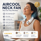 🍃 Ventilateur de cou – Ultra-silencieux, rotation à 360°, 3 vitesses. Rafraîchissement mains libres, longue autonomie. Indispensable en été !