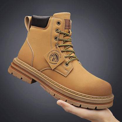 Bottes Courtes Rétro De Style Britannique Bottes De Travail Nuvelle Collection Automne 2024