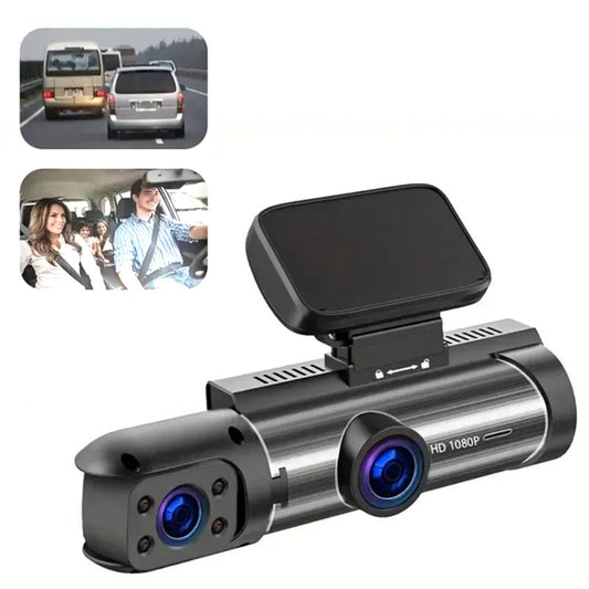 🔥VENTE LIMITÉE 50 % DE RÉDUCTION🔥🚗 Caméra de tableau de bord double objectif – 170° grand angle, vision nocturne HD et surveillance 24h pour une sécurité totale