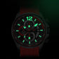 Montre de sport de mode étanche pour hommes avec lumineux