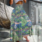 Jupe Décontractées à Taille Haute avec Imprimé Floral à la Mode pour Femmes