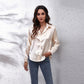 💎Chemise en satin élégante pour femme ✨ Une élégance naturelle, un confort tout au long de la journée