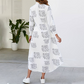 💕Robes de bouton de chemise longues élégantes pour femmes