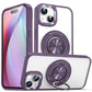 Coque de Téléphone Magnétique Antichoc avec Support Anneau Rotatif à 360°