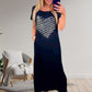 Robe Longue T-shirt avec Fentes Latérales