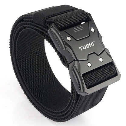 Ceinture élastique tactique avec boucle à dégagement rapide