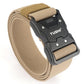 Ceinture élastique tactique avec boucle à dégagement rapide