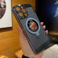 Coque de Téléphone Magnétique Antichoc et Respirante avec Structure en Nid d'Abeille