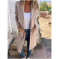 💥Réduction d'automne 50%😍 Col à revers Pull décontracté à manches longues et ouvertes