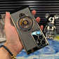 Coque de téléphone élégante à dissipation thermique avec support magnétique gyroscopique pour Samsung S24-21, Note20