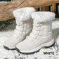 Bottes de neige antidérapantes imperméables d'extérieur à la mode pour femmes
