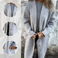 🌸Soldes d'automne🌸Limité dans le temps 50% de réduction💕Manteau à revers en tweed à manches longues pour femmes
