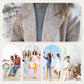 🌸Soldes d'automne🌸Limité dans le temps 50% de réduction💕Manteau à revers en tweed à manches longues pour femmes