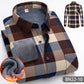 Automne-hiver Chemise décontractée en polaire épaissie et chaude pour hommes