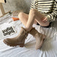 Bottes de neige Martin en polaire d'hiver pour femmes