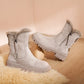 Bottes de neige Martin en polaire d'hiver pour femmes