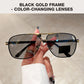 Lunettes de soleil polarisées à changement de couleur