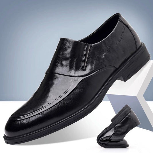 Chaussures Professionnelles Décontractées à Enfiler en Cuir PU pour Hommes