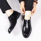 Chaussures Professionnelles Décontractées à Enfiler en Cuir PU pour Hommes