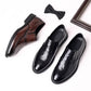 Chaussures Professionnelles Décontractées à Enfiler en Cuir PU pour Hommes