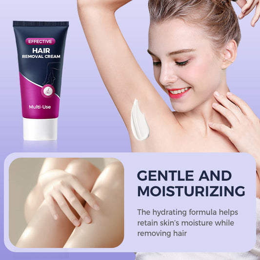 🥰Dernier jour : 2 achetés, 1 offert !💥Crème dépilatoire douce et efficace multi-usages