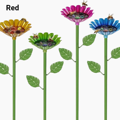 🔥Abreuvoir pour abeilles et papillons avec motif floral✈️
